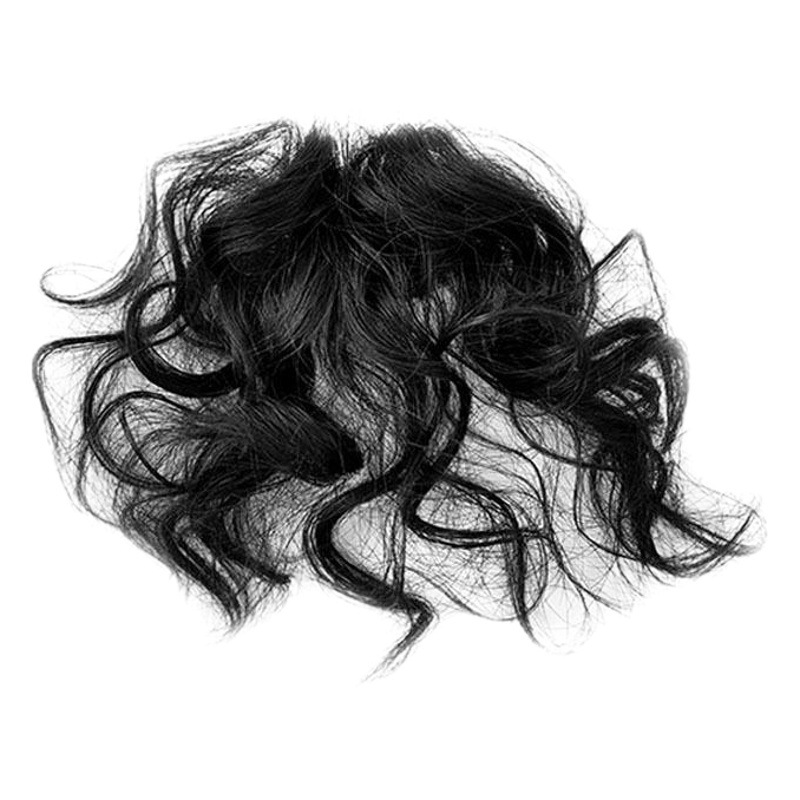 Internet Celebrity Bangs peluca femenina Linda lana rizado falso flequillo natural transpirable Teddy pequeña pieza de extensión de pelo rizado esponjoso