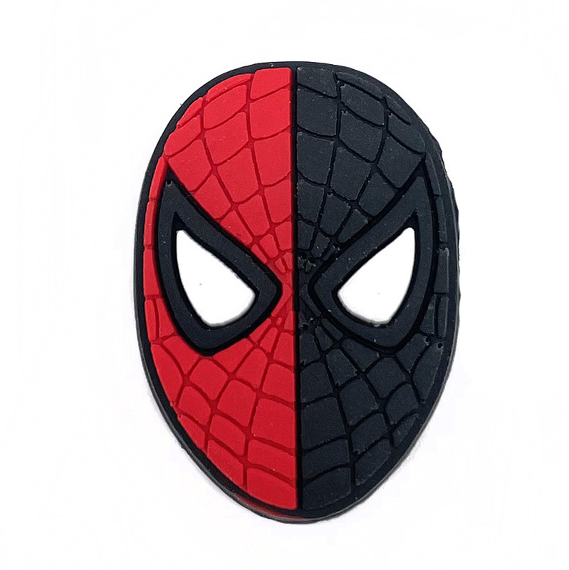 スパイダーマン 13 漫画スパイダーマン下駄靴バックル靴飾り DIY ジビックスタークロックスアクセサリー|undefined