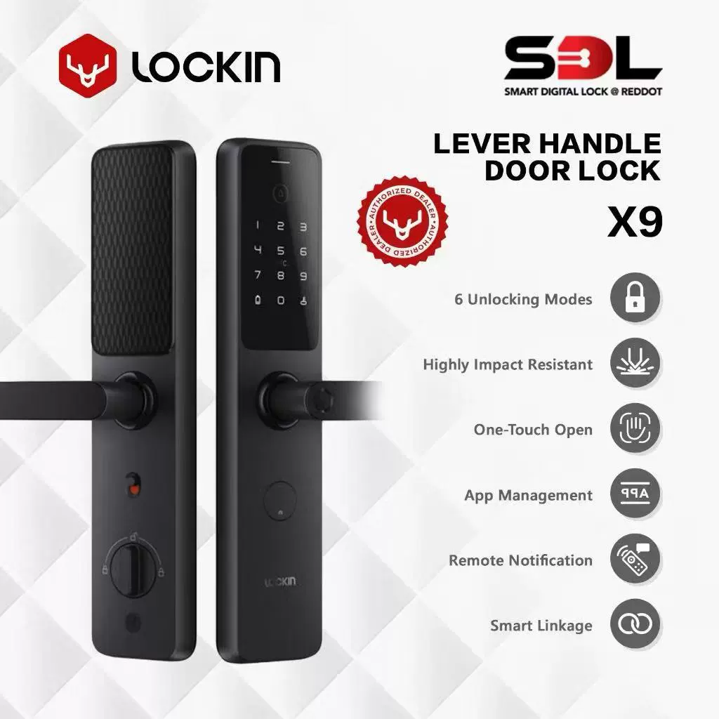 Lockin V5max Luke V5max распознавание лица в 3D, касания ладони, замок соединён с Mijia Apple HomeKit