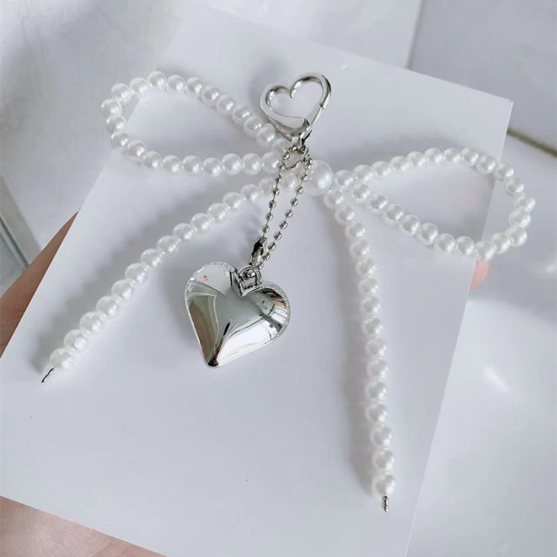 화이트 펄 러브 보우 [러브 버클]