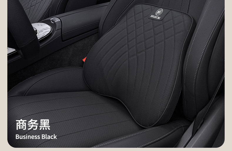 Suitable for Buick Car Headrest Gl8 Regal Regal Envision Plus Lumbar Cushion Neck Pillow Car Interior Supplies