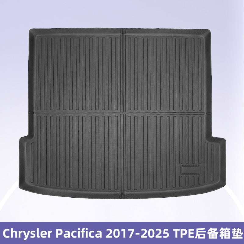 Para Chrysler Pacifica2017 - 2025 3D todo el tiempo TPE almohadilla para los pies almohadilla del maletero