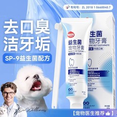 ペットの歯ブラシ猫の犬は口臭をきれいにします。