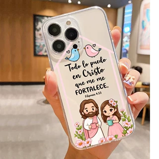 卡两只小鸟防摔透明壳适用iphone14/15/16/17系列promax手机壳保
