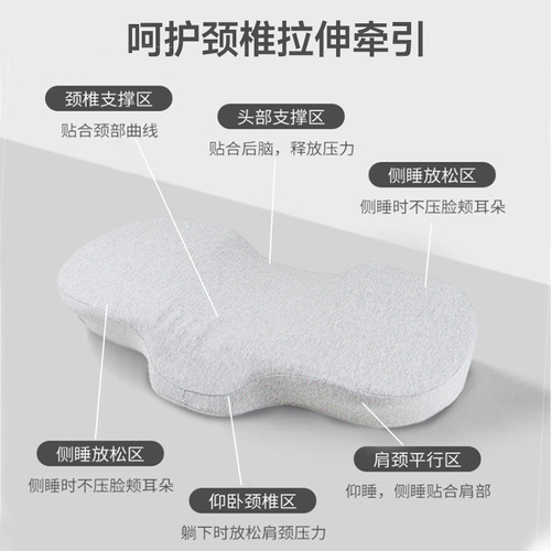 Cervical pillow, slow rebound memory foam pillow, eyelash pillow, ergonomic sponge pillow, neck pillow, memory pillow
