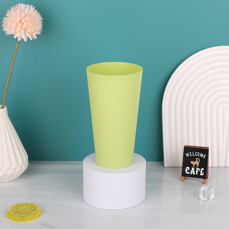 Amazon ventas transfronterizas calientes estudiantes de cuello blanco simple taza de lavado taza de cepillo de dientes taza portátil taza de mano mayorista