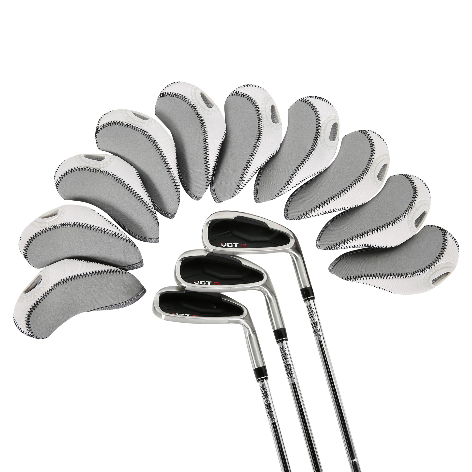 Yuefan Source Supply Juego de gorro de golf de dos colores Juego de hierro de golf Golfheadcovers