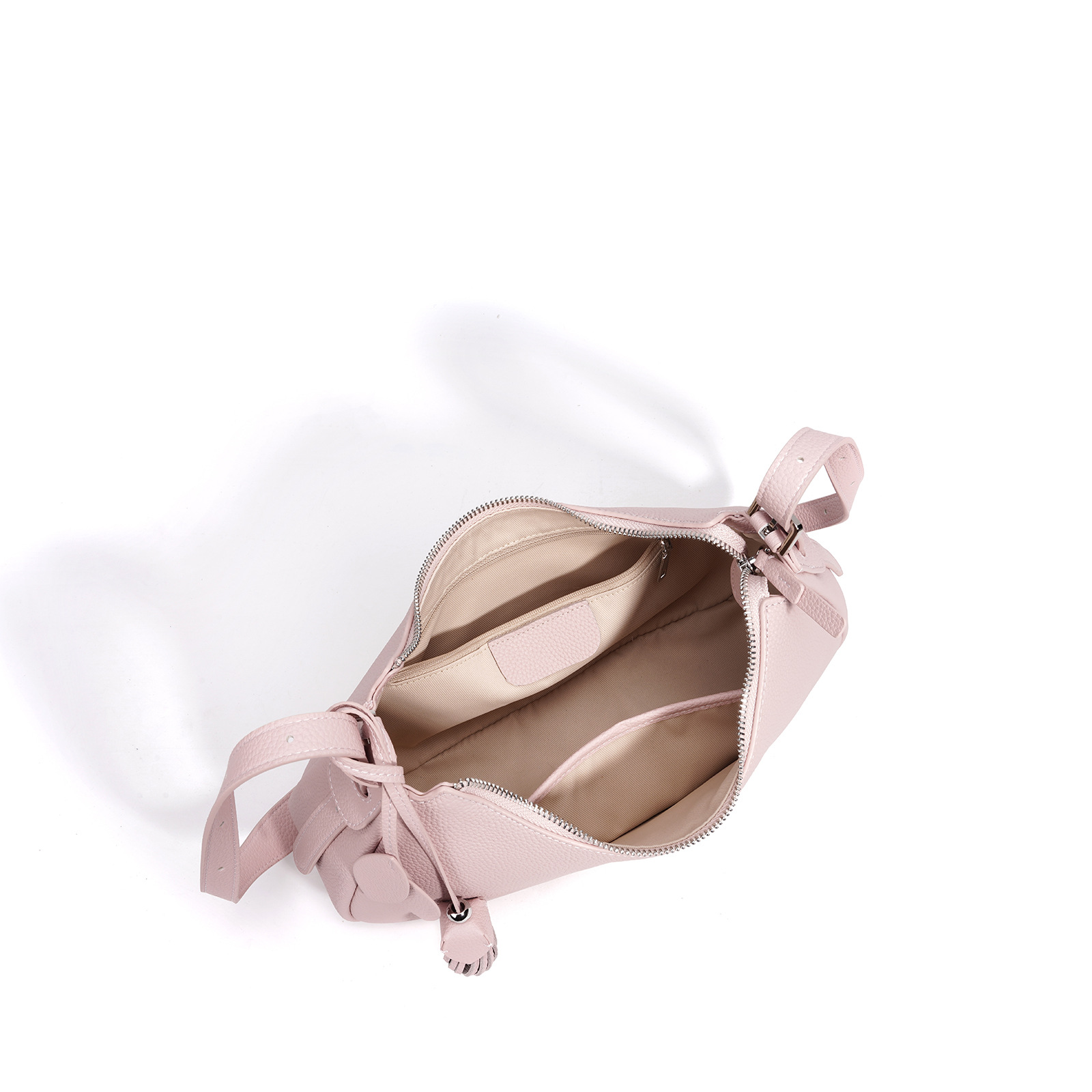 2026 Early Spring New Crescent Baguette Underarm Bag Niche Minimalist Design Candy Color Handbag Shoulder Bag For Women - Thumbnail 3