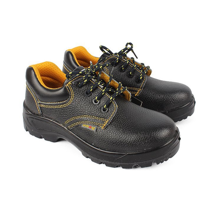 固邦特 805 防砸耐油6kv绝缘牛皮材质PU大底整鞋非金属绝缘鞋