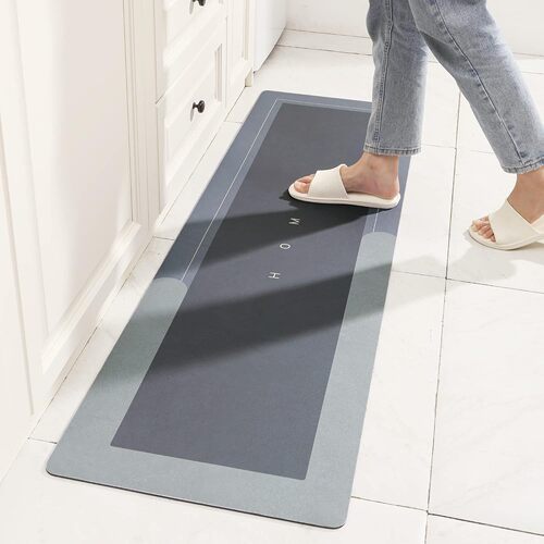 Diatom mud absorbent mat, kitchen mat, non-slip, oil-proof, erasable, non-washing bathroom mat, bathroom mat, quick-drying mat