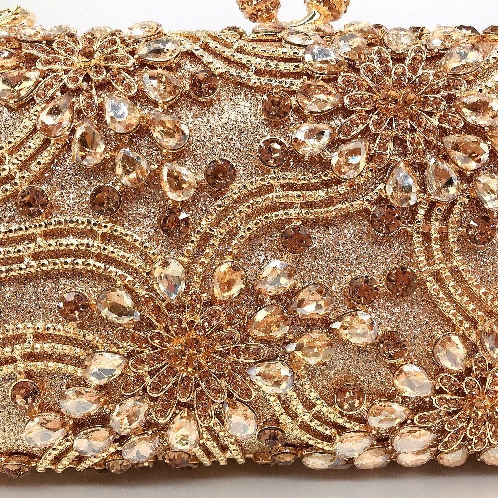 Bolsa de banquete de damas europeas y estadounidenses transfronterizas Bolsa de diamantes Bolsa de cena Bolsa de diamantes Bolsa de diamantes Bolsa de ropa de noche