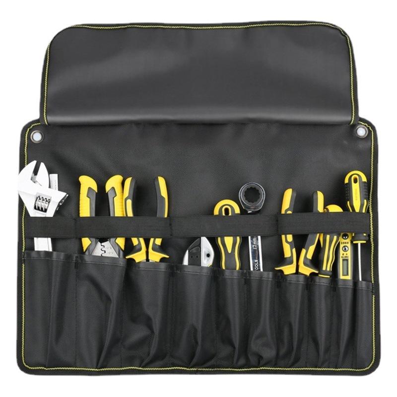Más rápido Oxford rollo de tela bolsa simple kit de herramientas pequeña bolsa de trabajo bolsa de bolsillo bolsa de embrague PT-N055