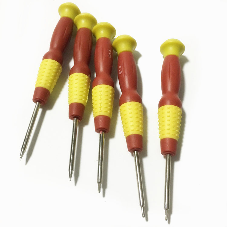 实色葫芦批1.5十字一字3mm螺丝刀电脑手机拆机维修工具五星梅花批