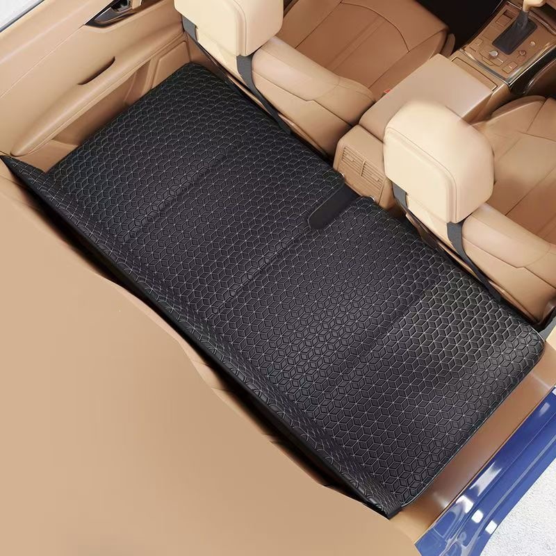 Car Folding Bed, No-Inflatable Rear Seat Sleeping Pad, Special Mattress for Sleeping in the Car, Car Travel Camping Folding Bed