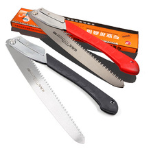 厂家批发园林加长网红折叠锯 360锰钢修枝手锯伐木快速折叠锯