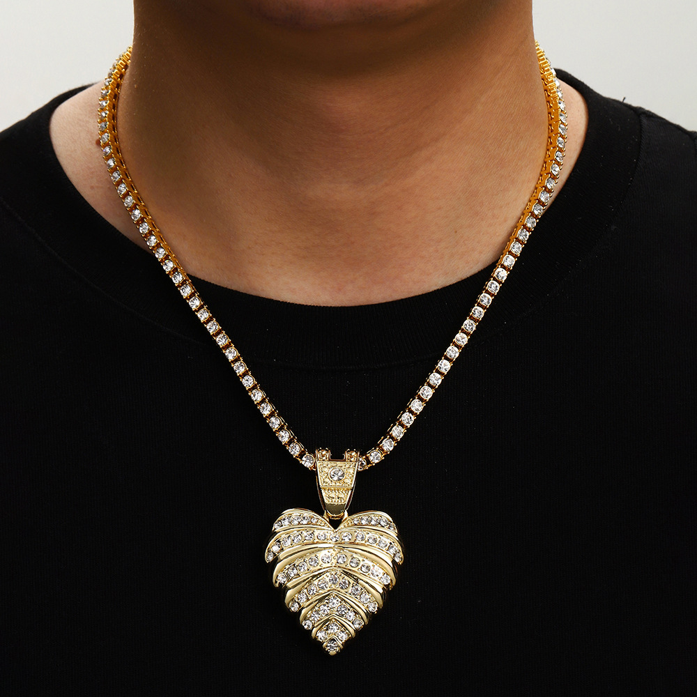 Oro con cadena de tenis de 18inch (45cm)