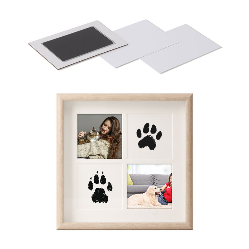Popular Pet Paw Print Commemorative Photo Frame Table Dog and Cat Footprint Handmade DIY Gift No-Wash Ink Pad Handprint Painting Popular Pet Paw Print Commemorative Photo Frame Table Dog and Cat Footprint Handmade DIY Gift No-Wash Ink Pad Handprint Painting