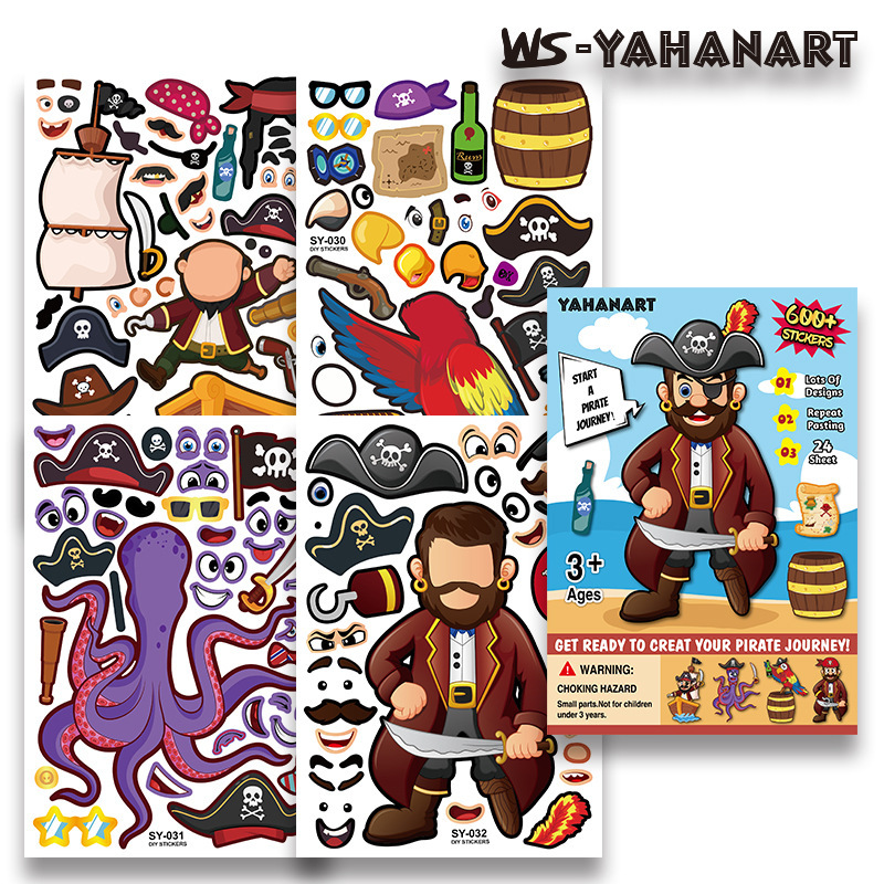 Pegatinas DIY Infantiles de Dibujos Animados de Papel Artesanal, Decorativo, para Día de los Niños image 10