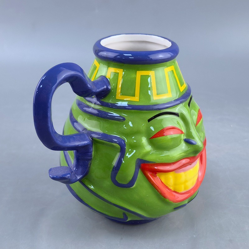 Juegos de animación de dibujos animados de cerámica personaje taza de marca 3D taza de muñeca estrella de animación taza de agua taza de café