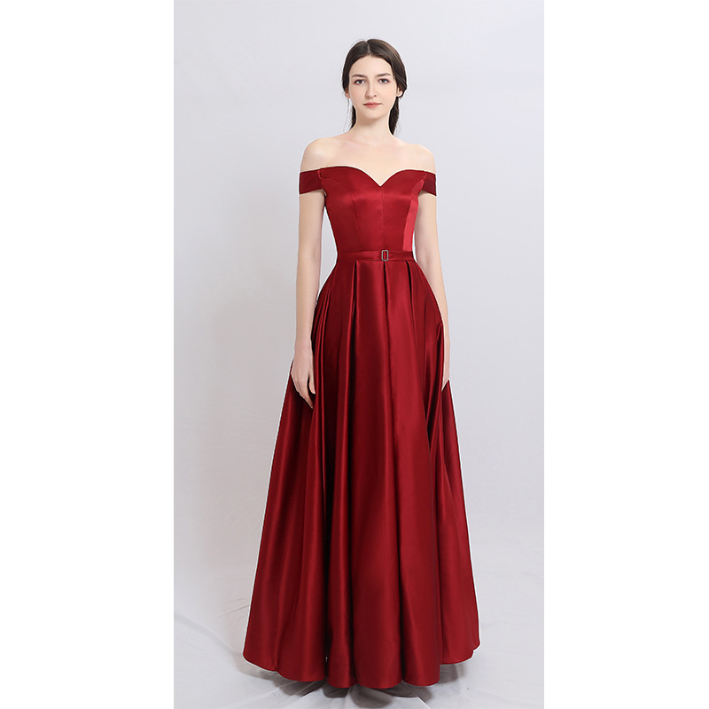 Comercio exterior Amazon AliExpress deseo de las mujeres vestido de noche vestido de novia noche simple vestido de noche largo