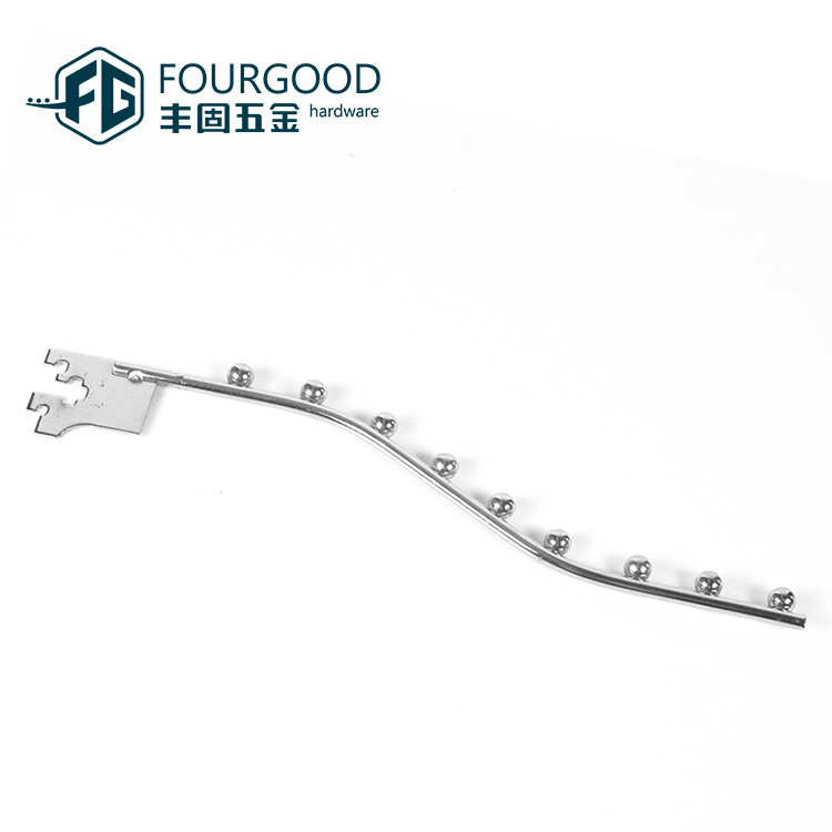 Foshan productos de hardware fábrica al por mayor Tarjeta de exportación un gancho de columna ropa para niños gancho de exhibición de suéter gancho