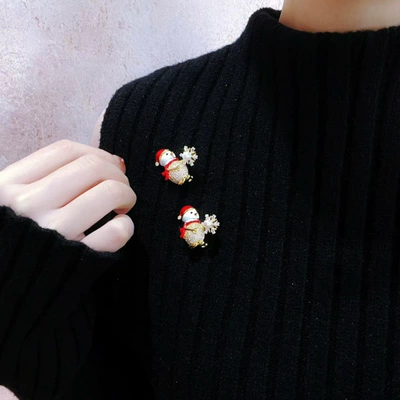 DIY accessories Christmas Snowman Yaxa sancaqları