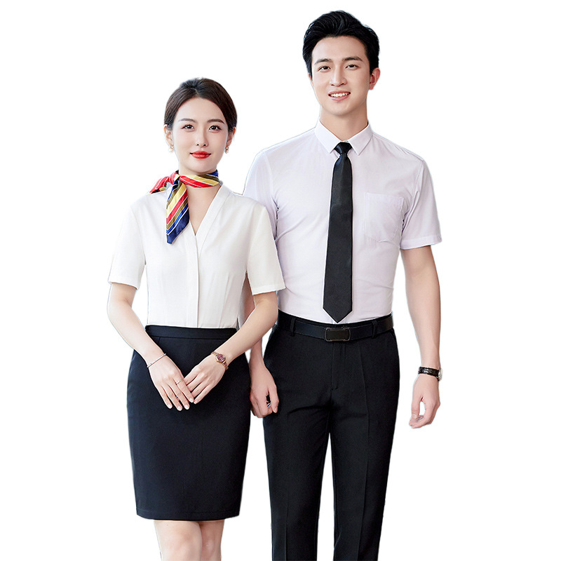 Professional summer elegant shirt for work