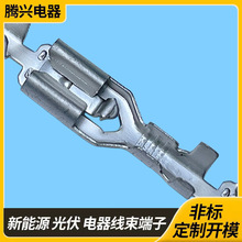 国产代替泰科250母端插簧端子6.3mm公端插簧汽车接线铜端子