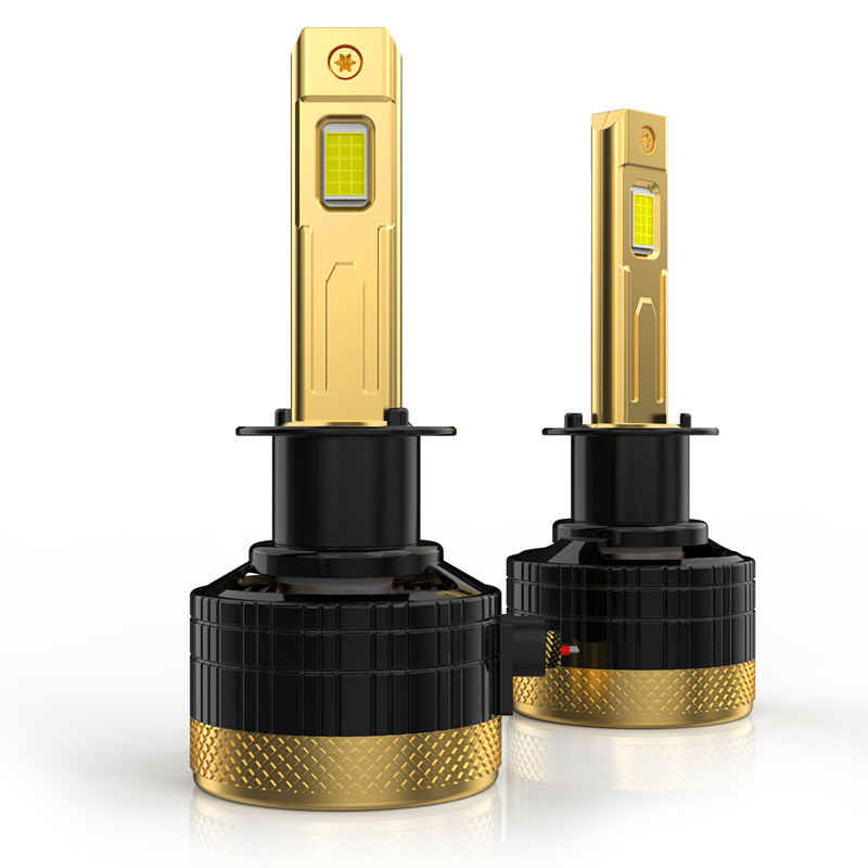 H1 LED delantero de automóvil doble tubo de cobre 4575 faro 240W de alta potencia