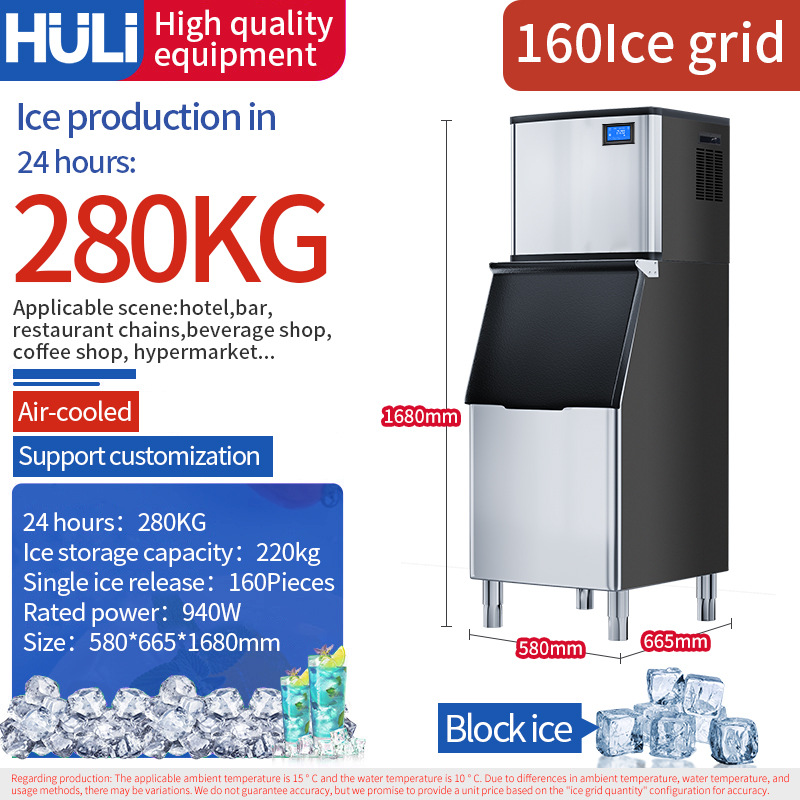 Pequeño bar ice maker para uso en casa; fully automatic square ice