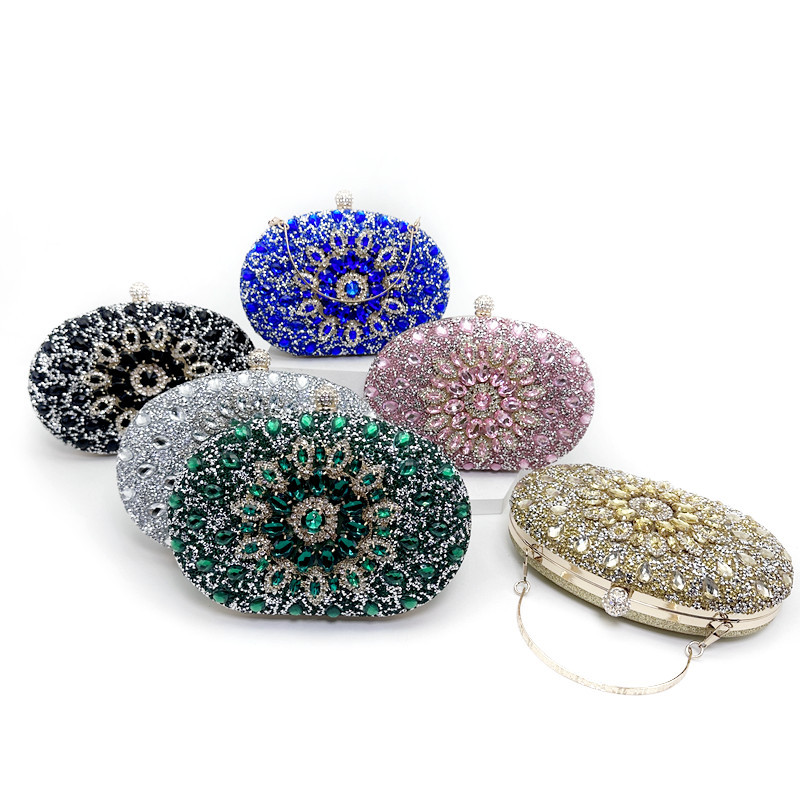 Diamond Women Luxury Clutch Evening Bag - Image 1