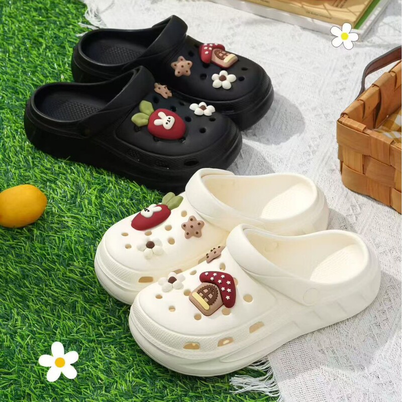 Summer Cute Clogs for Women, Outdoor Beach Casual Versatile Dopamine High-Fashion Trendy Sandals