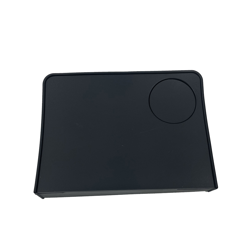 Alfombrilla para tamper de café en stock, alfombrilla de esquina, alfombrilla de silicona antideslizante, base para tamper, base para apisonar, alfombrilla para mango de máquina de café, alfombrilla para café.