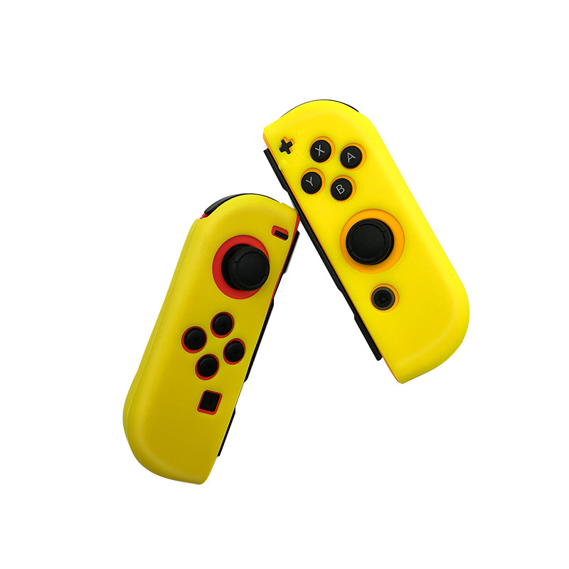 Switch-olde cubierta de silicona Joycon cubierta de protección switch-mano izquierda y derecha cubierta de silicona inyección de aceite de alta calidad