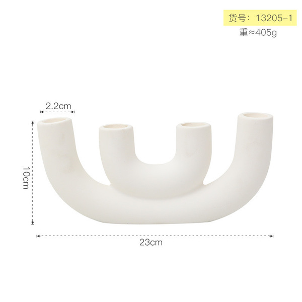 European simple creative ceramic candle holder Nordic home dining…