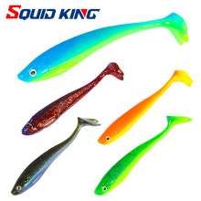 路亚仿真鱼鸭掌尾软饵黑坑翘嘴鳜鱼远投德州倒钓组路亚假饵