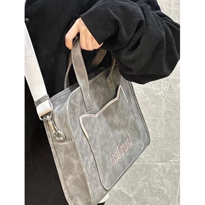 笔记本电脑包女好看适用华为苹果华硕联想商务通单肩手提包|undefined
