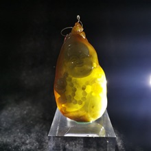 A货糖色貔貅蝙蝠弥勒佛翡翠jadeite天然翡翠吊坠装饰饰品礼品珠宝