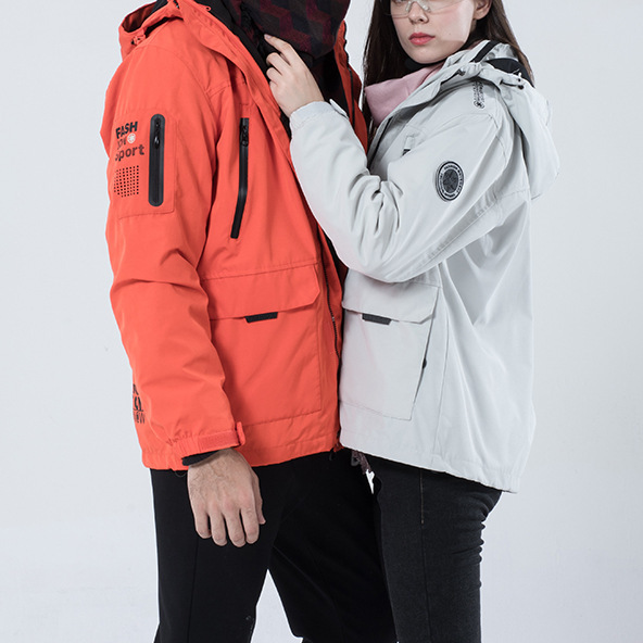 Autumn and Winter New Leopard Print Jacket Women's Three-In-One Detachable Live Two-Piece Jacket