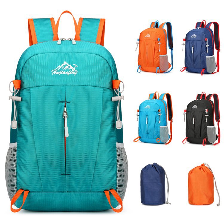 Portable cross-border backpack outdoor multifunctional bicycle backpack leisure large capacity mountaineering folding bag bag