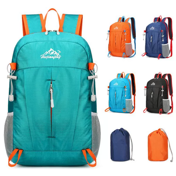 Portable cross-border backpack outdoor multifunctional bicycle backpack leisure large capacity mountaineering folding bag bag