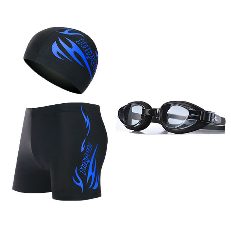 블루 플레임 수영 고글 3종 세트