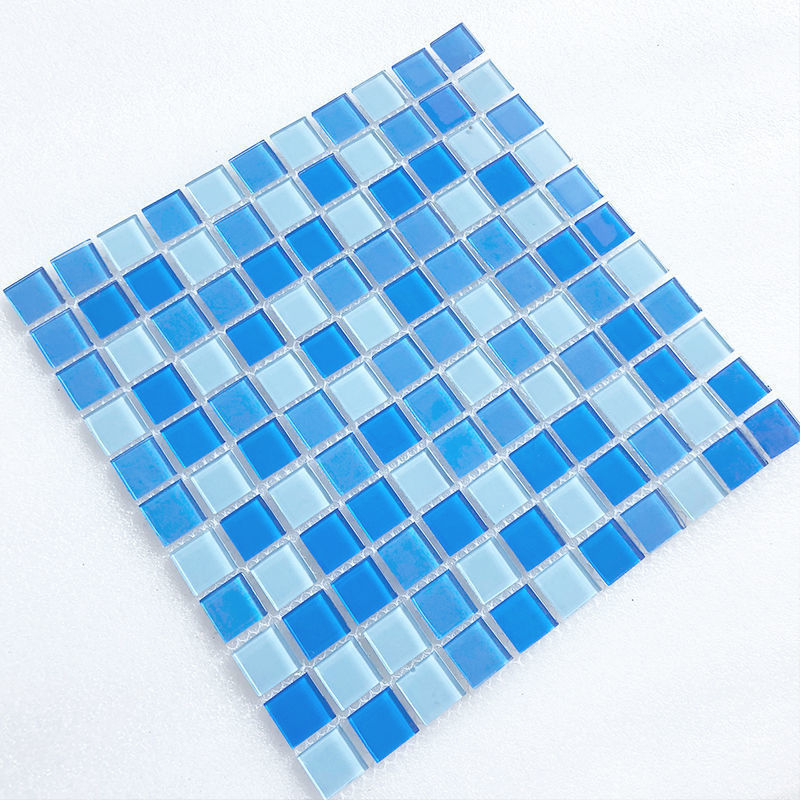 Crystal Glass Mosaic Tile Mirror Background Wall Pool Wall Sticker Self-Adhesive Glass Sticker 300 Bathroom Factory