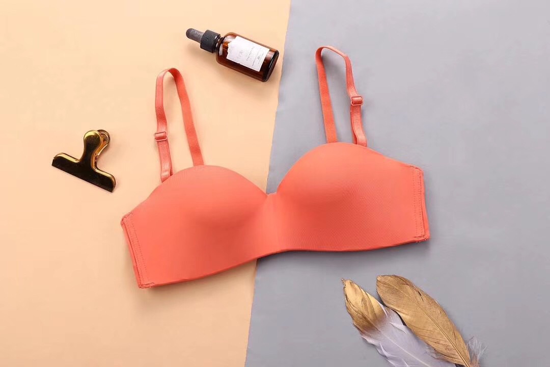 Una pieza cómoda, brillante y sin costuras, dos prendas, sujetador de mujer, sin anillo de acero