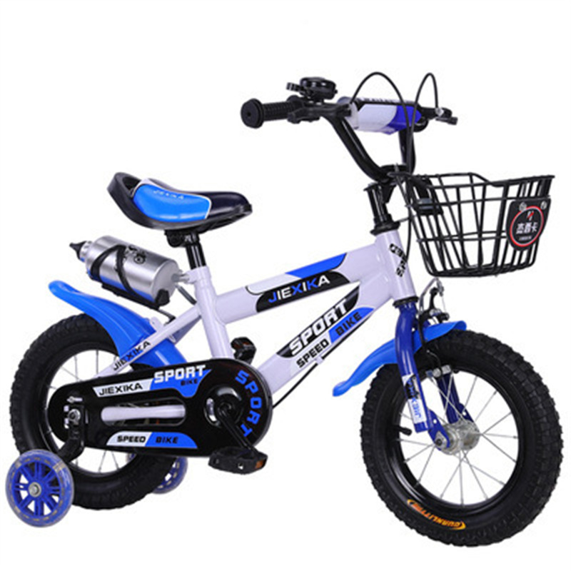 Bicicletas infantiles 12 - 14 - 16 - 18 - 20 pulgadas para niños y niñas con asiento trasero bicicleta cochecito para niños