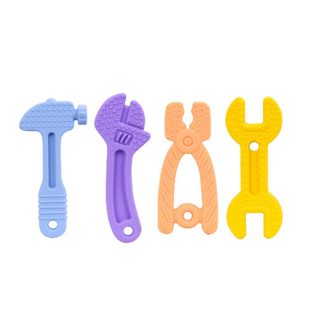 First generation tool teether - four-piece set (packed in bags)