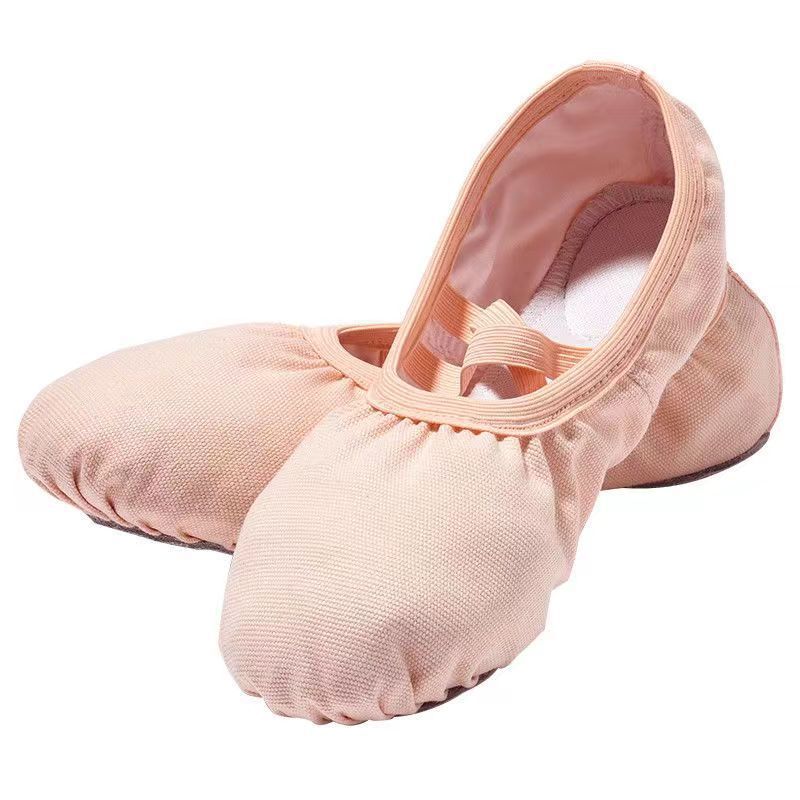 Factory wholesale dance shoes children's practice test grade cat claw shoes yoga performance shoes lace-free