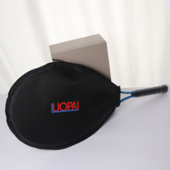 LOUPAI テニスラケットヘッドカバー シングルショルダーバック シングル標準テニスラケット専用保護カバー ポータブル 軽量 プラスLOG