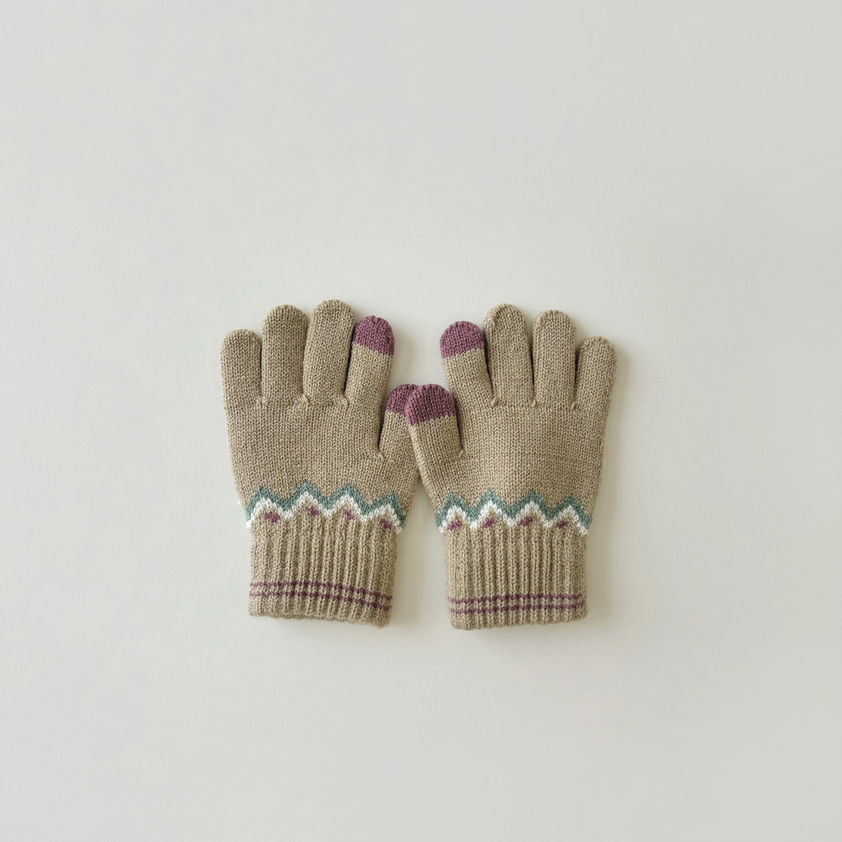Kinder Strickhandschuhe Für Herbst Und Winter Im Vintage Design_voghion.com