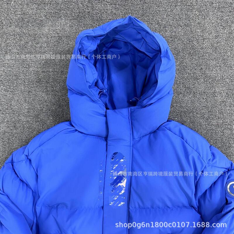 Trapstar Winter American High Street New Style Jacket Cotton Coat Men's Warm Thickened Trendy Brand Embroidered Hooded Jacket Trapstar Winter American High Street New Style Jacket Cotton Coat Men's Warm Thickened Trendy Brand Embroidered Hooded Jacket